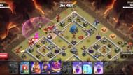 Always look for Air Sweeper and Eagle Artillery positions before starting Zap Mass Dragon (Image via Supercell)